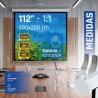 iggual Pantalla manual 1:1 112" 200x200 cm