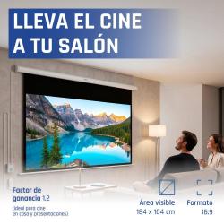 iggual Pantalla eléctrica 16:9 84" 184x104 cm