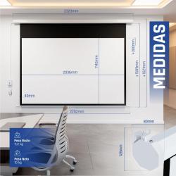 iggual Pantalla eléctrica 16:9 92" 203x114 cm