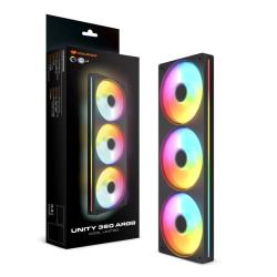 Cougar Ventilador UNITY360-FB Argb 12cm Black
