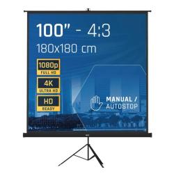 iggual Pantalla 100" 180x180 cm 1:1 trípode+bolsa
