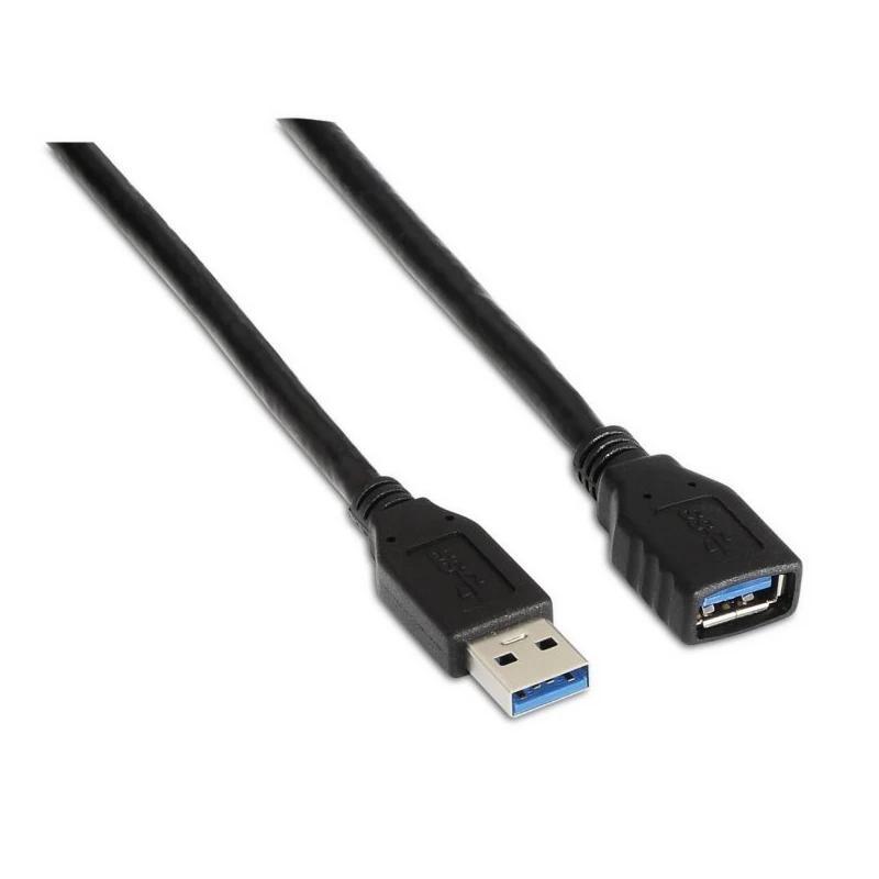 Aisens Cable USB 3.0 Tipo A/M-A/H negro 1.0m