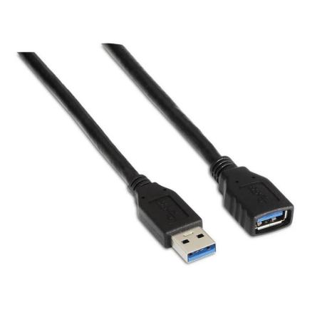 Aisens Cable USB 3.0 Tipo A/M-A/H negro 1.0m