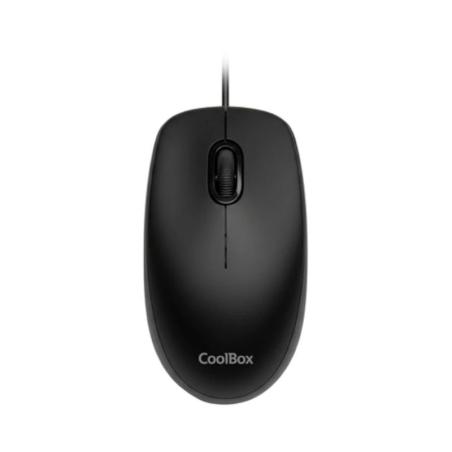 CoolBox Ratón U01 USB 1600DPI Negro