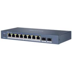 Hikvision DS-3E1510P-EI/M (B) Switch 8xGb PoE 2xGb