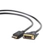 Gembird Adaptador DisplayPort (M) a DVI (M) 1 Mts