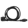 Gembird Cable Alimentación 3pin C5 Schuko VDE 3 Mt