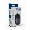 GEMBIRD Ratón óptico USB  3 botones cable Negro