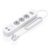 Aisens Regleta 3 tomas interruptor PD 2xUSBC 2xUSB
