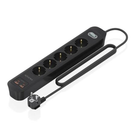 Aisens Regleta 5 tomas interruptor PD 2xUSBC 2xUSB
