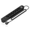 Aisens Regleta 6 tomas interruptor PD 2xUSBC 2xUSB