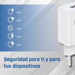 iggual Cargador 1xUSB-A carga rápida QC3.0 18W