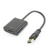 Gembird Adaptador de pantalla USB a HDMI, negro