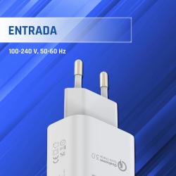 iggual Cargador doble USB QC3.0 + tipo C PD 20W