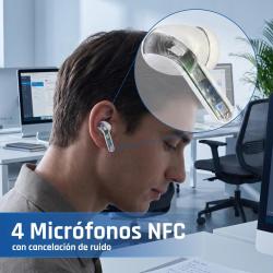 iggual Auriculares inalámbricos TWS Bluetooth blan
