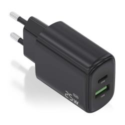 Aisens Cargador GaN 25W USB-C PD 3.0 USB-A QC3.0