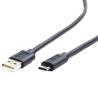 Gembird Cable USB 2.0 A/M-C/M 3 Mts