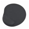 GEMBIRD Alfombrilla de gel con reposamuñecas Negra