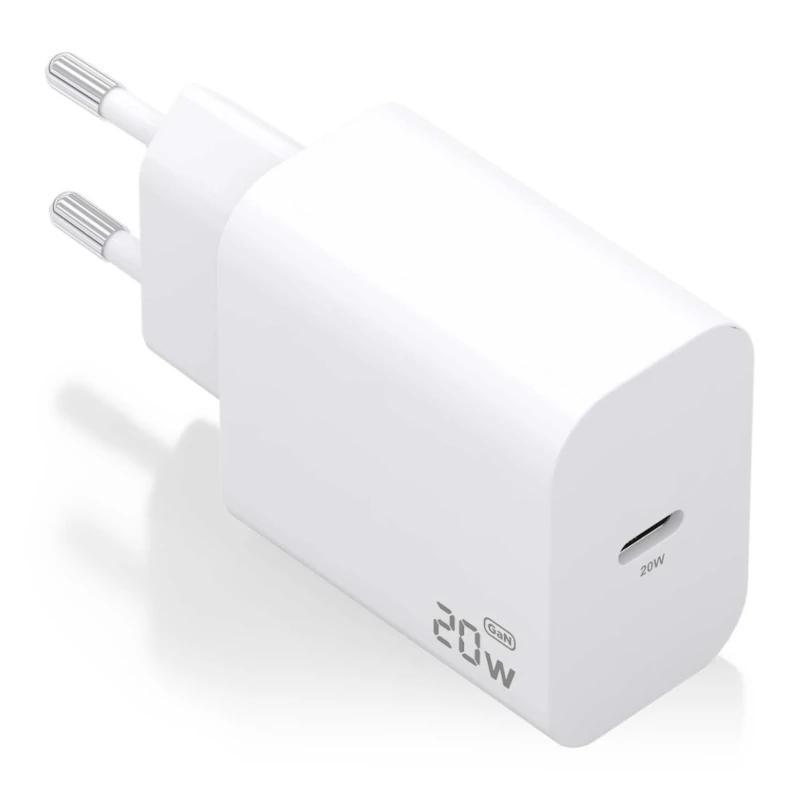 Aisens Cargador GaN 20W 1xUSB-C PD3.0 Blanco