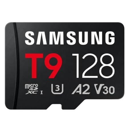Samsung Micro SDXC T9 128GB clase10 U3 V30 A2 c/a