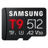 Samsung Micro SDXC T9 512GB clase10 U3 V30 A2 c/a