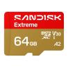 Sandisk microSDXC Extreme 64Gb uSD 170/80MBs +Adap