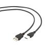 Gembird Cable de Extensión USB de 4,5 Mts Ngr