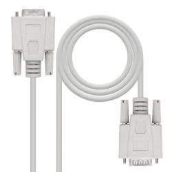 Nanocable Cable Serie Modem DB9/M-DB9/H