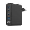 Gembird Cargador rápido USB GaN  4 P  100 W LCD