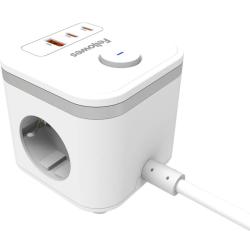 Fellowes Cubo Multienchufe USB Blanco
