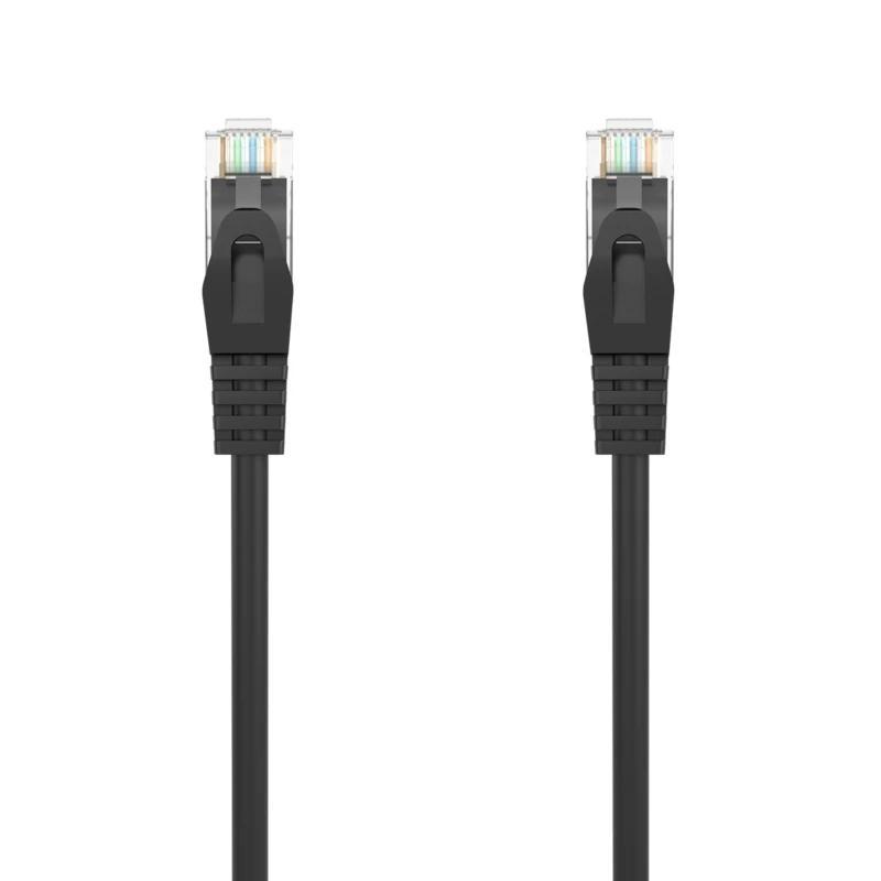 Aisens Latiguillo RJ45 LSZH CAT.6A UTP negro 3.0m