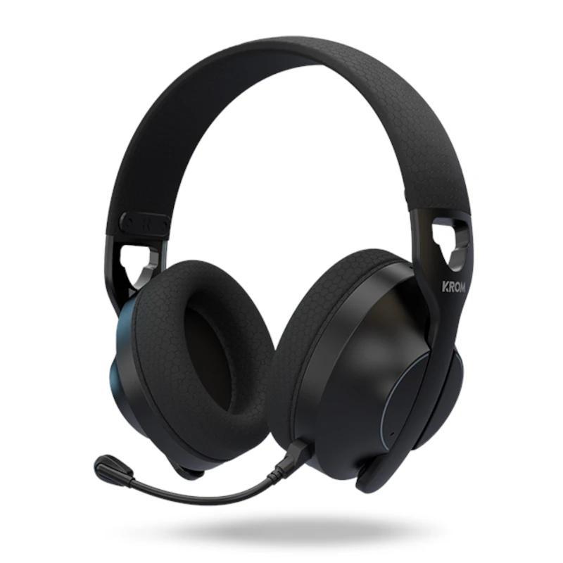 KROM PHASE Auricular GAMING Inalámbrico Negro