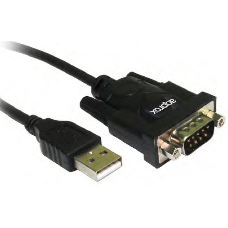 approx APPC27 Adaptador USB A SERIE DB9M 0,75 M. approx APPC27 Adaptador USB A SERIE DB9M 0,75 M.