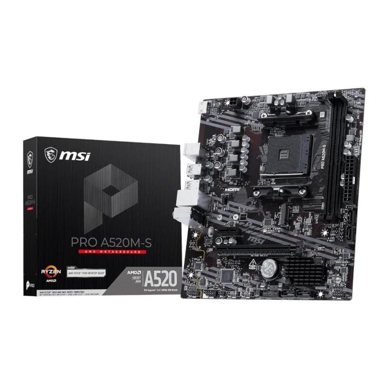 MSI Placa Base PRO A520M-S mATX AM4