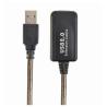 Gembird Cable de extensión USB 2.0 activo 5m