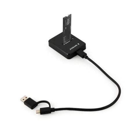 Gembird Estación SSD USB Type-C M.2 SATA y NVME
