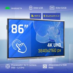 iggual Pantalla interactiva 4K ORCHID 86"