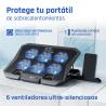 iggual Refrigerador portátil 6 ventiladores RP6V17