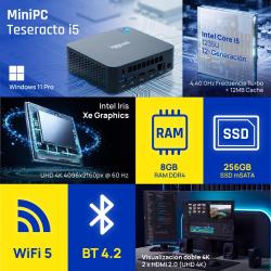 iggual Mini PC Teseracto i5 1235U 8+256 2HDMI W11P