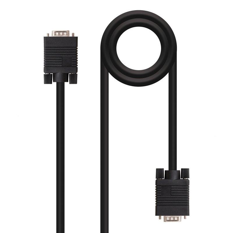 Nanocable Cable SVGA HDB15/M-HDB15/M, 5 M Nanocable Cable SVGA HDB15/M-HDB15/M, 5 M