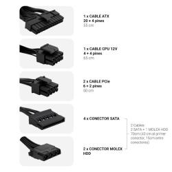 COOLBOX FUENTE ALIM. ATX POWERLINE3 650W 85%EFI