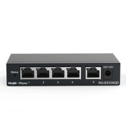 Reyee RG-ES105GD Switch 5xGb RJ45 Steel Case