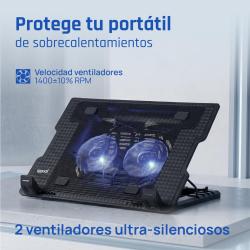 iggual Refrigerador portátil 2 ventiladors RP2V17A