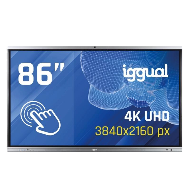iggual Pantalla interactiva 4K ORCHID 86" Webcam