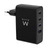 EWENT Cargador Gan Fast 100W 4 USB