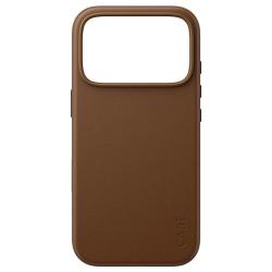 Care VeganLeatherCase Brown MagSafe iP 18Pro 17Pro