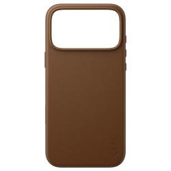 Care VeganLeatherCase Brown MagSafe iP 18PMx 17Mx