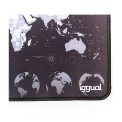 iggual Alfombrilla mapamundi ratón 30x25 cm