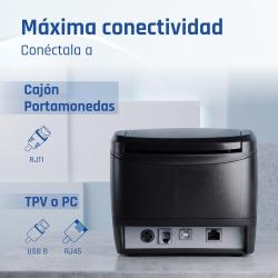iggual Impresora térmica tickets TP7001 USB+RJ45
