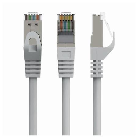 Gembird Latiguillo S/FTP Cat.6A LSZH 1mts Gris